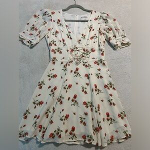 Reformation short floral dress
